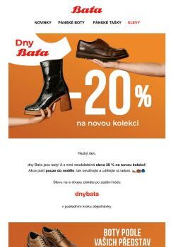 Dny Baťa jsou tady! | Pouze do neděle sleva 20 % na novou kolekci! 👞💼🧥