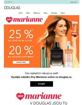 Slevy Dny Marianne jsou tu, nepromeškejte je