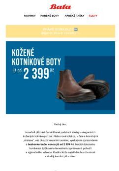 Nová kolekce kožených kotníkových bot již za 2 399 Kč! 👞💥 | Objevte luxusní eleganci za bezkonkurenční ceny