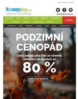 ➡ Podzimní cenopád - oblečení ve slevách až 80 %