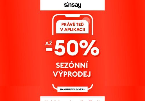 Sezónní výprodej až -50% je tu ❗️