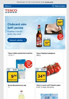 Kuře nyní jen za 59,90 kč s Clubcard!