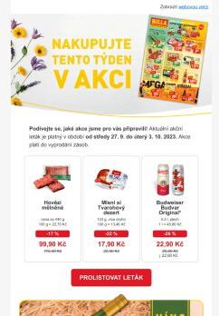Nový leták. Až -63 %. Pojďte se na něj podívat
