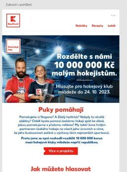 Rozdělte s námi 10 mil. Kč malým hokejistům!