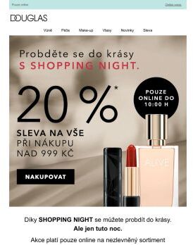 SOS pro Vaši peněženku, Shopping Night je tu