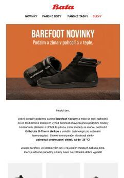 📣 Podzimní a zimní barefoot novinky jsou tady! 🔝