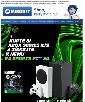 Nejvýkonnější XBOX SERIES X/S a EA
 SPORTS FC 24 navíc jako bonus!