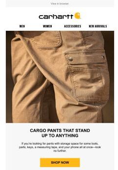 Discover the Cargo Pants Hard Workers Swear By