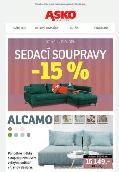 15 % na sedací soupravy 🎆