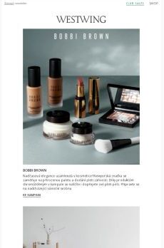 WOW! Kosmetika Bobbi Brown a pohovky Miuform!