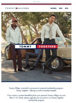 Upgrade your Tommy Hilfiger account