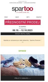 Výjimečná příležitost! Slevy až -50% na Crocs, Desigual a Guess s doručením zdarma