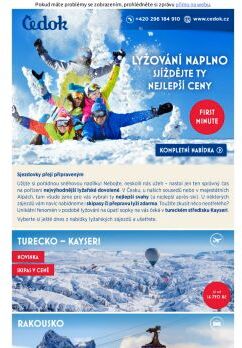 Lyžování 23/24 ⛷️ Pojistěte si místo na svahu!