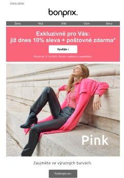Exkluzivně pro Vás: 10% sleva + poštovné zdarma