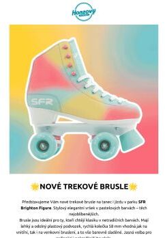 🌟 NOVÉ trekové brusle SFR