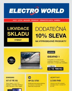 LIKVIDACE SKLADU - dodatečná 10% sleva na všechny produkty označené visačkou výprodej.