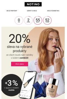 🛒 Nedělní nákupy se slevou 20 %.