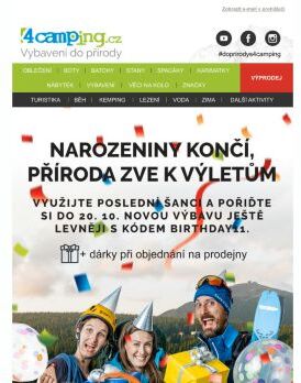 ➡ Narozeniny končí, příroda zve k výletům
