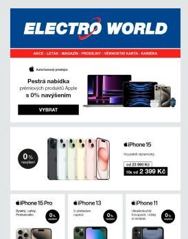Prémiové produkty Apple nyní na splátky s 0% navýšením a bez akontace.