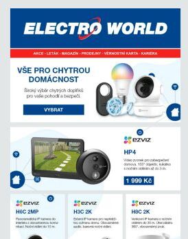 Vše pro chytrou domácnost - široký výběr inteligentních doplňků pro vaše pohodlí a bezpečnost.