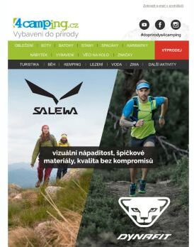 ➡ Salewa a Dynafit - špička v turistickém i trailovém vybavení