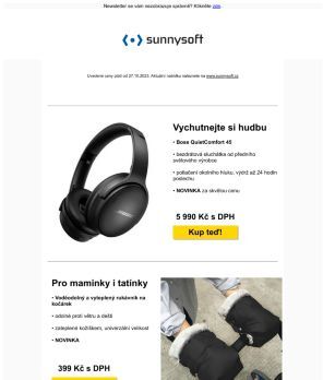 <•> Sunnysoft - Novinky a slevy, to má každý rád