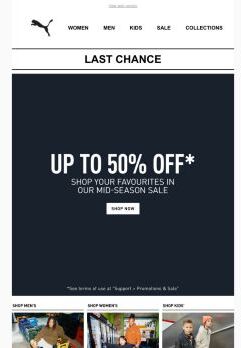 Up To 50% OFF* Select Items - It ENDS TOMORROW