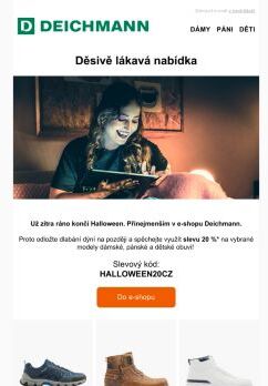 Halloweenská akce brzy skončí. Nedlabejte na to! 🎃