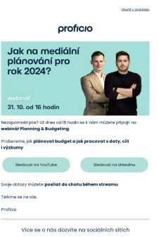 Už dnes webinář: Planning & Budgeting pro rok 2024