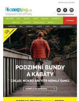➡ Podzimní bundy a kabáty + doprava zdarma do 6.11.
