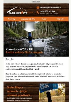 [Článek + video] Jak správně používat vodní filtr v zimě?