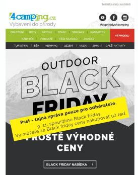 ➡ Pssst...BLACK FRIDAY nabídka jen pro TEBE