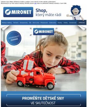 Proměňte dětské sny ve
 skutečnost!