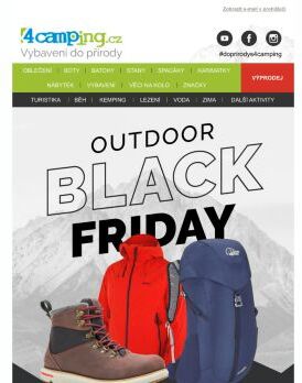 ➡ BEST OF outdoorový BLACK FRIDAY = prostě super produkty za výhodné ceny