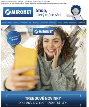 Udělejte si radost trendovými
 novinkami