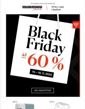 Přidali jsme nové produkty do Black Friday