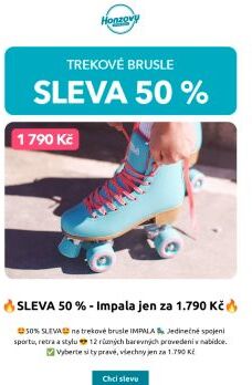 🛼 SLEVA 50% na brusle IMPALA