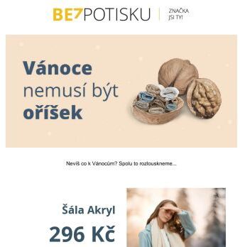 Vánoce nemusí být oříšek.