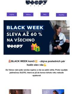 BLACK week končí💥posledních pár hodin do konce slev vše💪