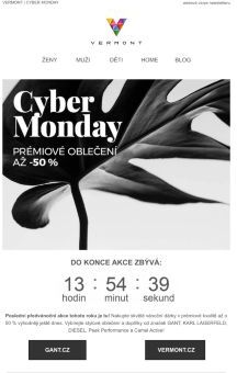 Startujeme Cyber Monday!