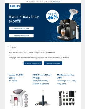 Black Friday brzy skončí!