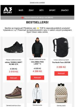 Nenechte si ujít naše BESTSELLERY!