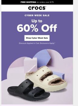 Get your up to 60% off