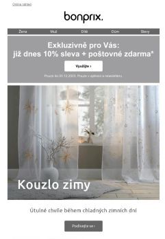 Exkluzivně pro Vás: -10% + poštovné zdarma