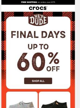 Last chance - Seize Cyber Week with up to 60% off