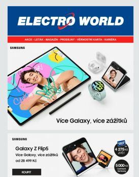 Více Galaxy, více zážitků. Vyberte si mobilní produkty Samsung.