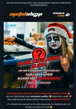 🎅 Poslední šance na TAJNOU MIKULÁŠSKOU SLEVU