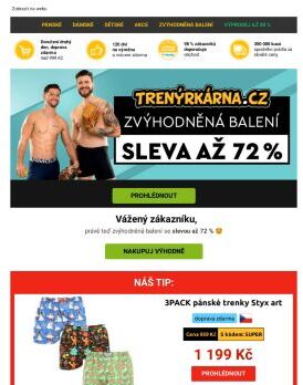 MULTIBALENÍ až -72 % 🤩