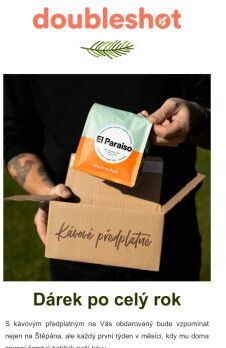 Dárek celý rok - Kávové předplatné