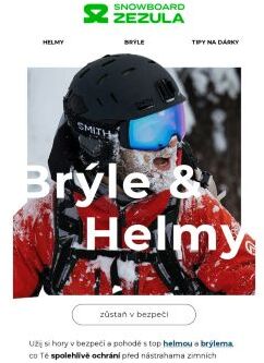 Mysli na ochranu! Helma + brýle -15 %